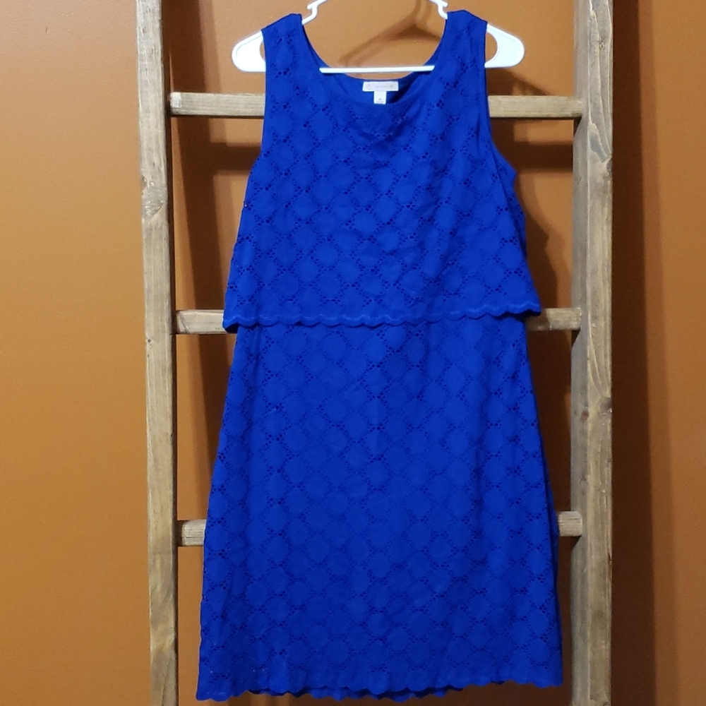 Blue dress